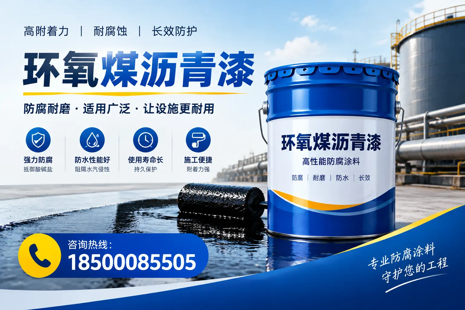 环氧煤沥青漆与其他涂料的对比分析,助力杭州企业决策
